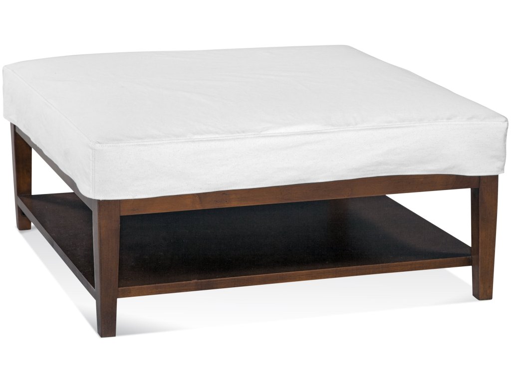Hammond Square Cocktail Ottoman with Slipcover - image 2