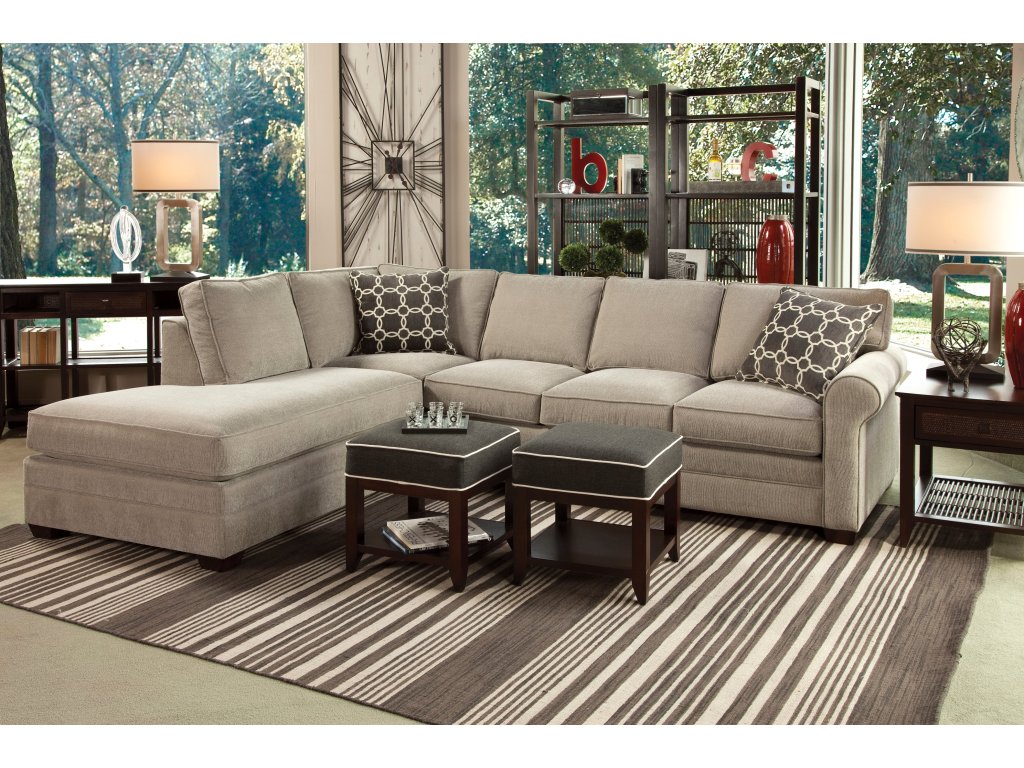 Bedford Two-Piece Bumper Sleeper Sectional - image 2
