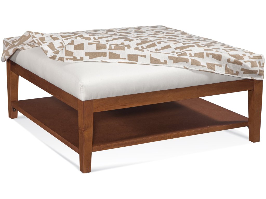 Hammond Square Cocktail Ottoman with Slipcover - image 1