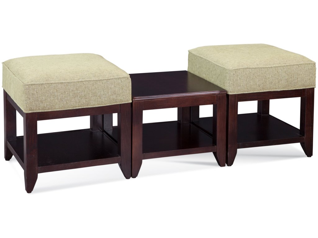 Elements Cube Ottoman with Wood Top - image 2