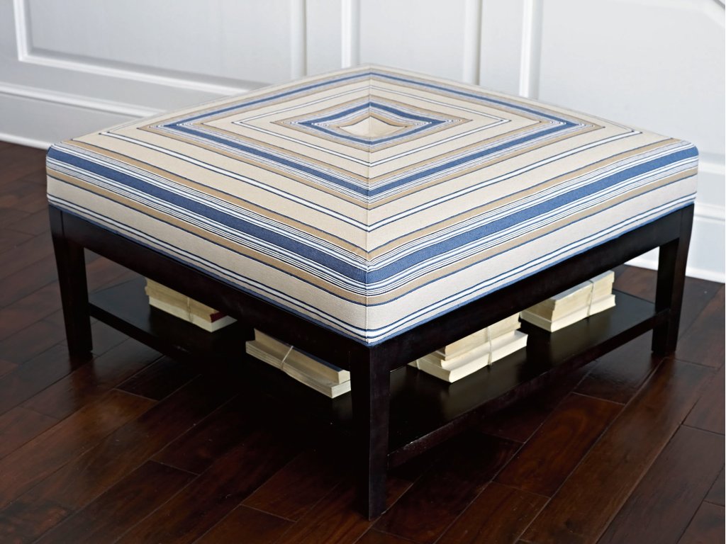 Hammond Cocktail Ottoman with Miter Top - image 3