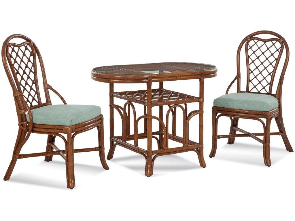 Trellis Rattan Dining Side Chair - image 3