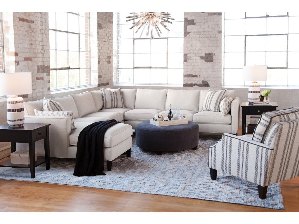 Tilly Round Cocktail Ottoman - image 1