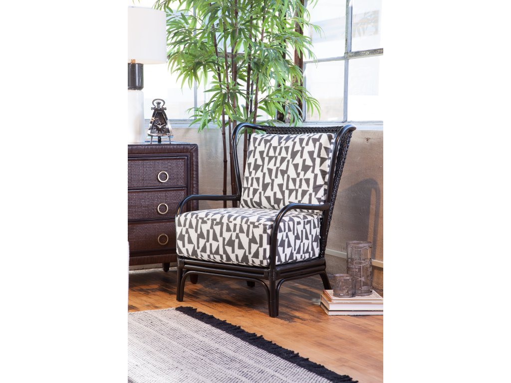 Sven Rattan Accent Chair - image 1