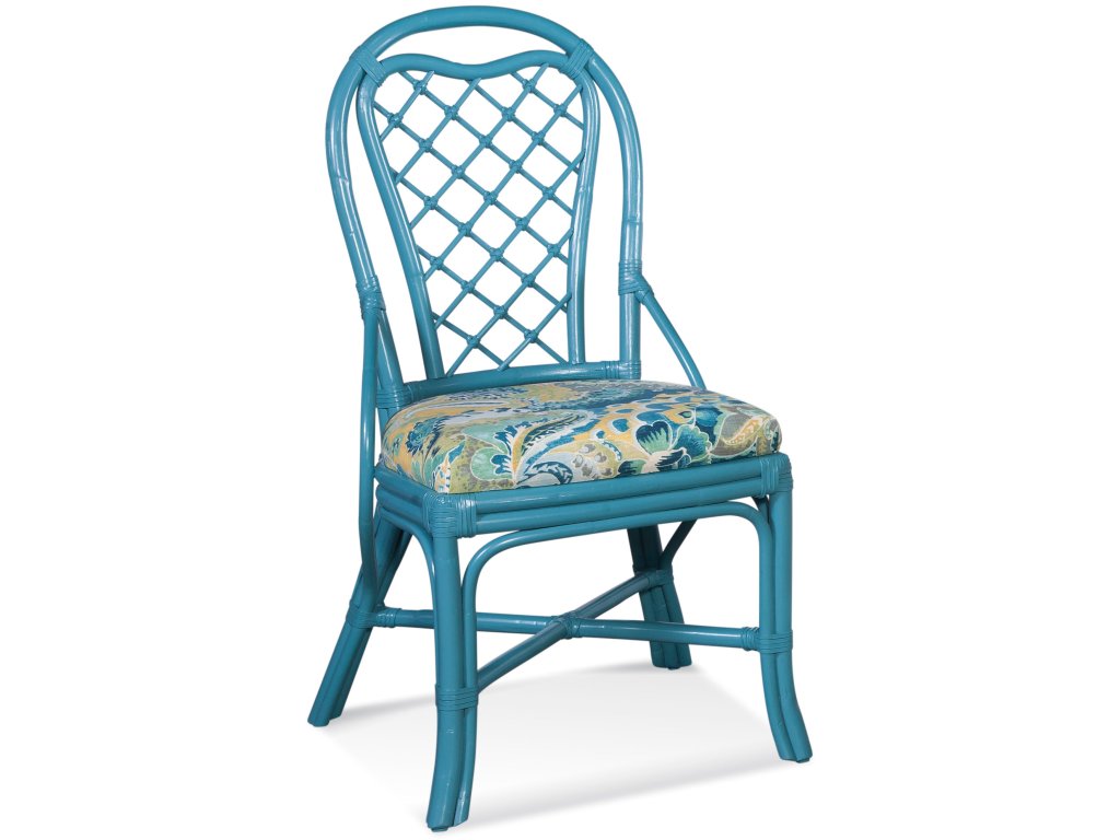 Trellis Rattan Dining Side Chair - image 1