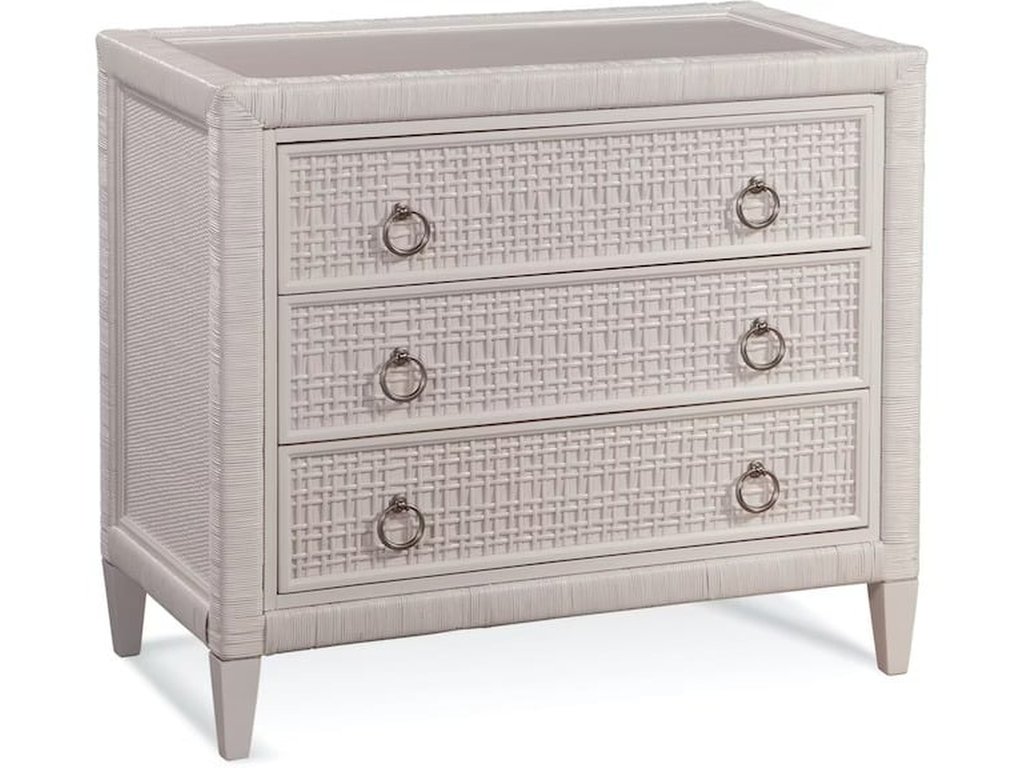Naples Three Drawer Rattan Chest - image 2