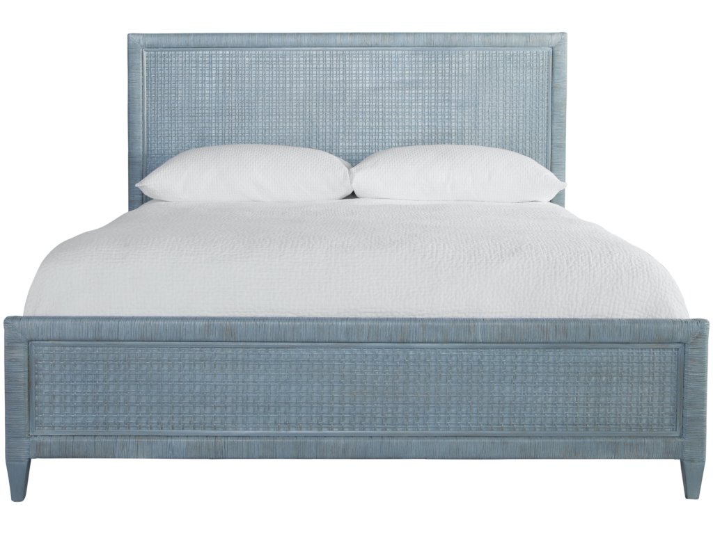 Naples Queen Rattan Panel Bed - image 1