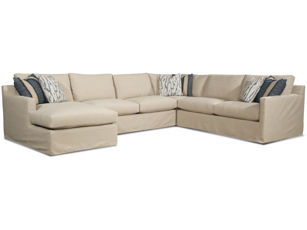 Bel-Air 4-Piece Sectional w/ Slipcover - main image