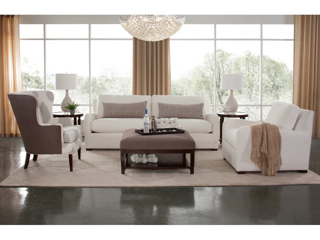 Hammond Cocktail Ottoman with Miter Top - image 4