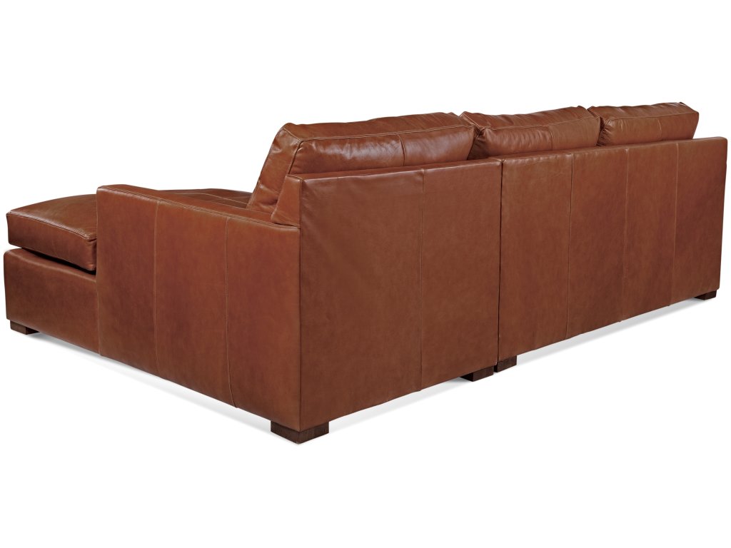 Bel-Air Two Piece Leather Chaise Sectional - image 2