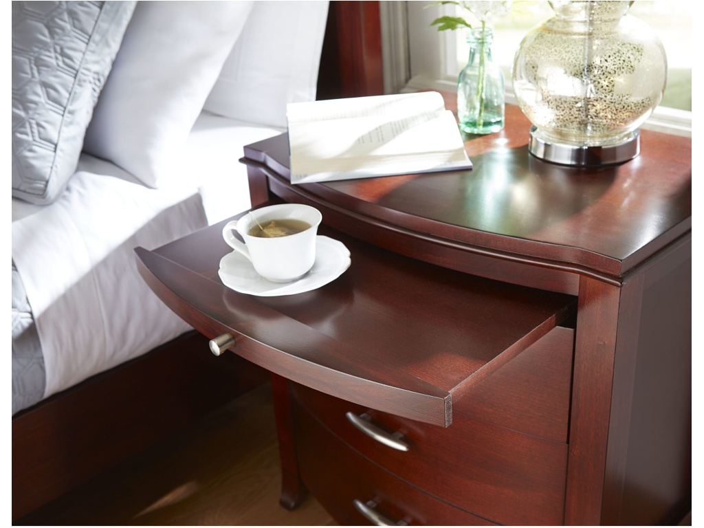 Brighton Charging Station Nightstand in Cinnamon - image 2