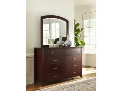 Brighton Mirror in Cinnamon - Alternative View