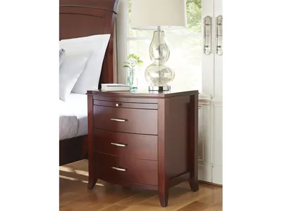 Brighton Two Drawer Nightstand in Cinnamon