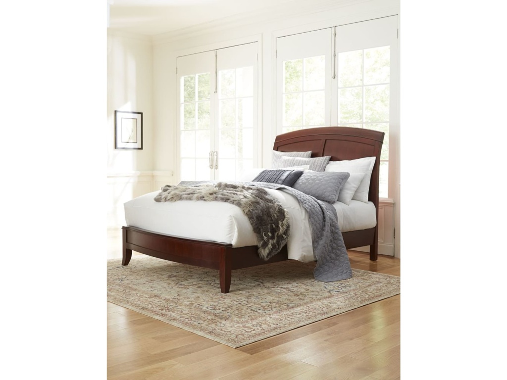Brighton Wood Sleigh Bed in Cinnamon - image 5