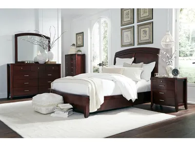 Brighton Wood Storage Bed in Cinnamon