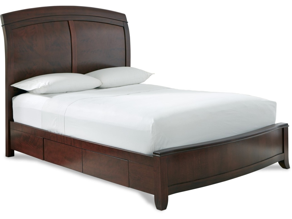 Brighton Wood Storage Bed in Cinnamon - image 4