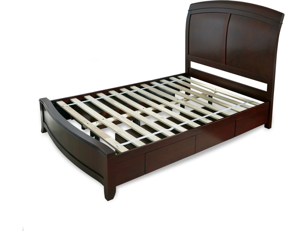 Brighton Wood Storage Bed in Cinnamon - image 6