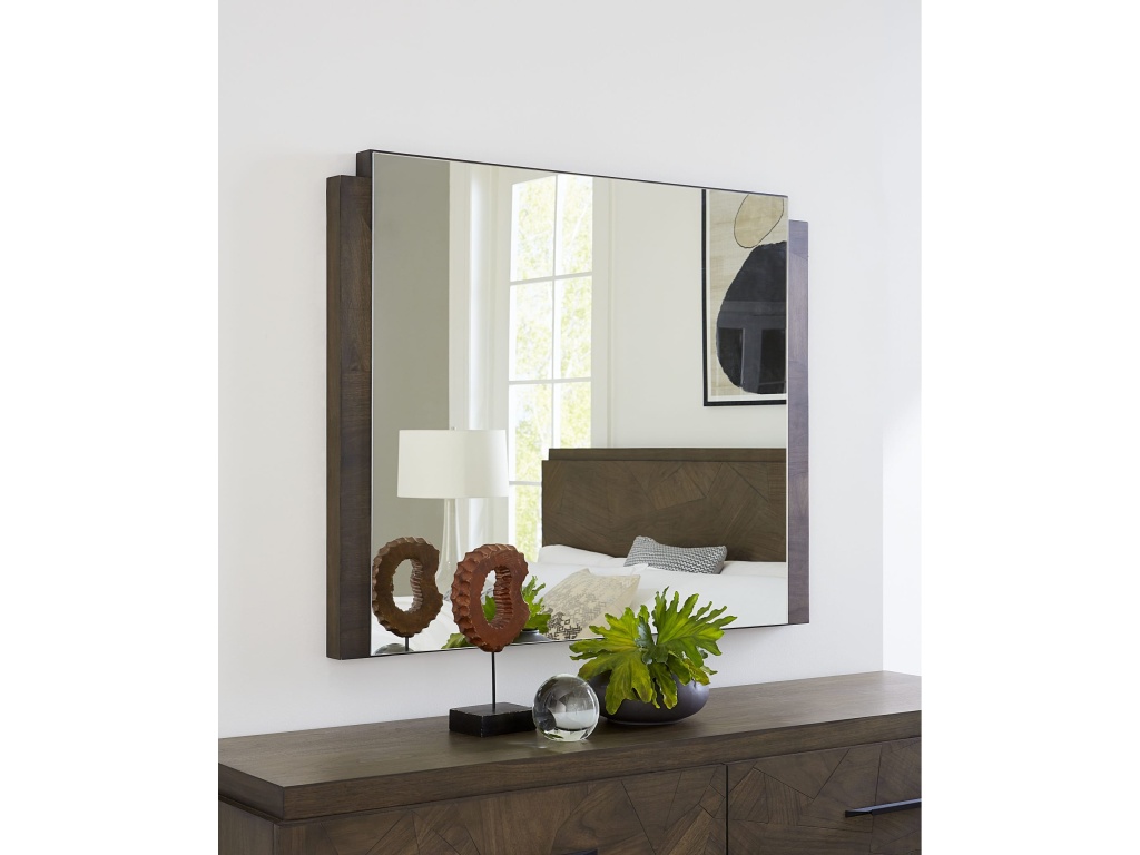 Broderick Dresser Mirror in Wild Oats Brown - main image