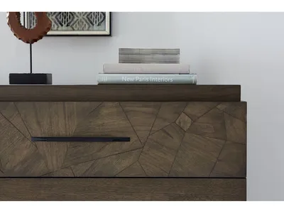 Broderick Five-Drawer Chest  in Wild Oats Brown (2024) - Alternative View
