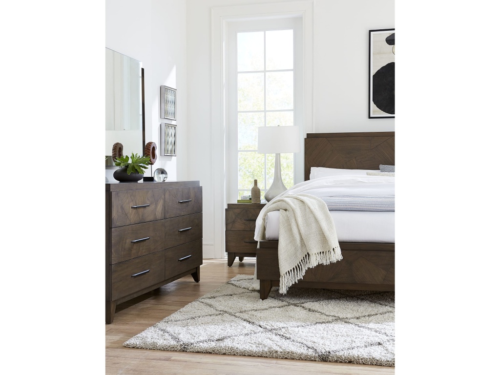 Broderick Two-Drawer Nightstand in Wild Oats Brown - image 2