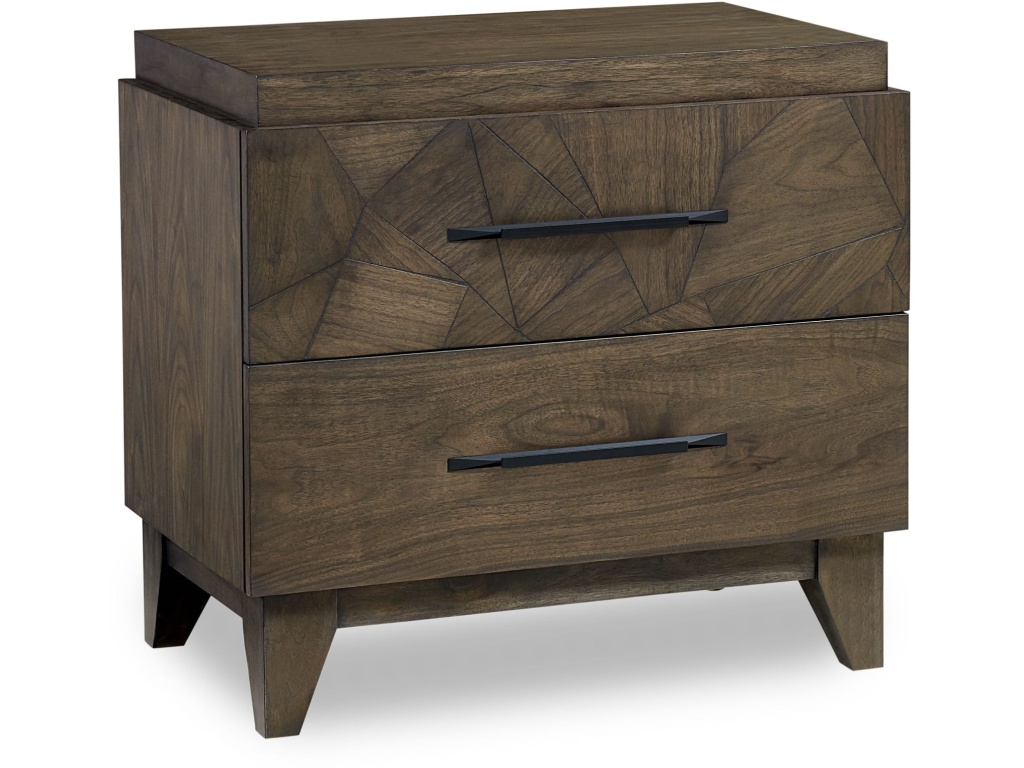 Broderick Two-Drawer Nightstand in Wild Oats Brown - image 4