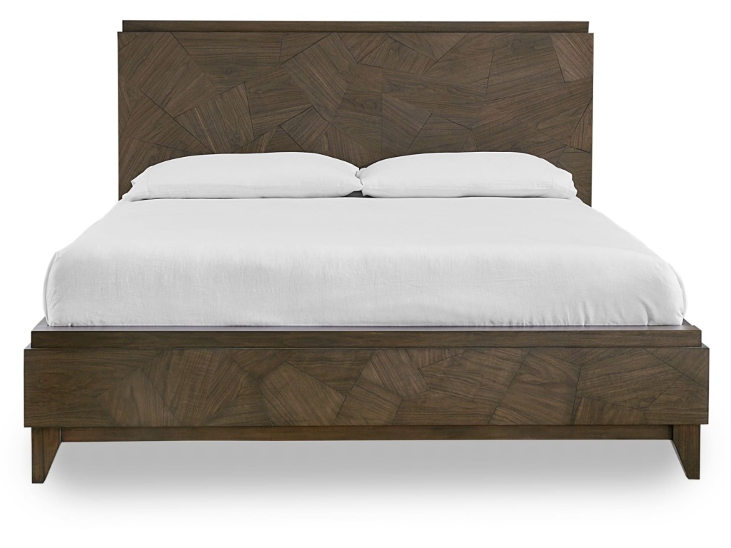 Broderick Wood Panel Bed in Wild Oats Brown - image 3