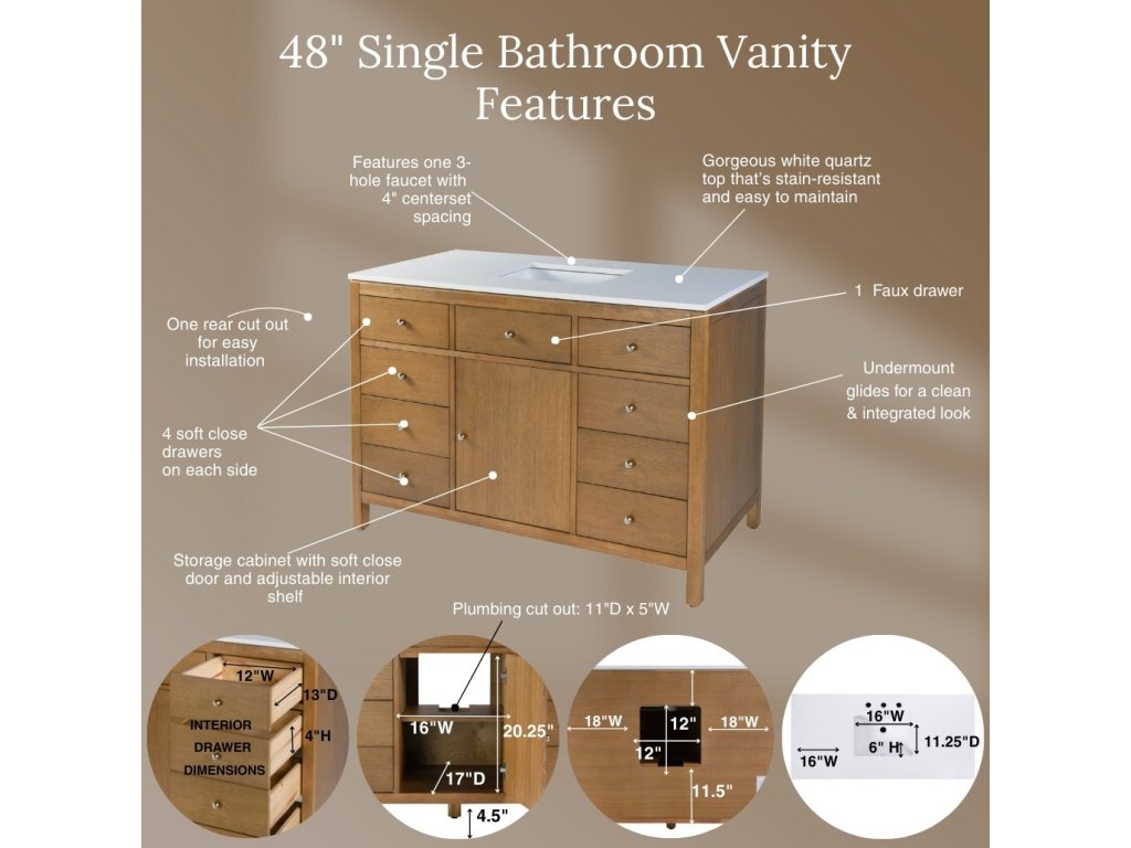 Nora Bathroom Vanity - image 2