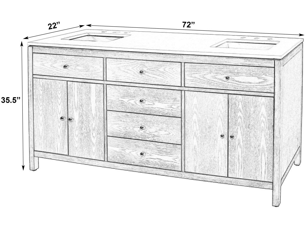 Nora Bathroom Vanity - image 1