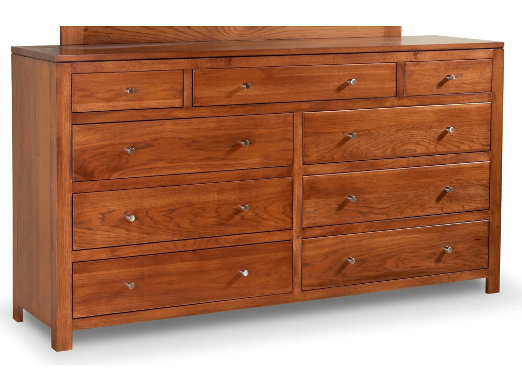 Daniel's Amish Modern 9-Drawer Double Dresser, primary thumbnail