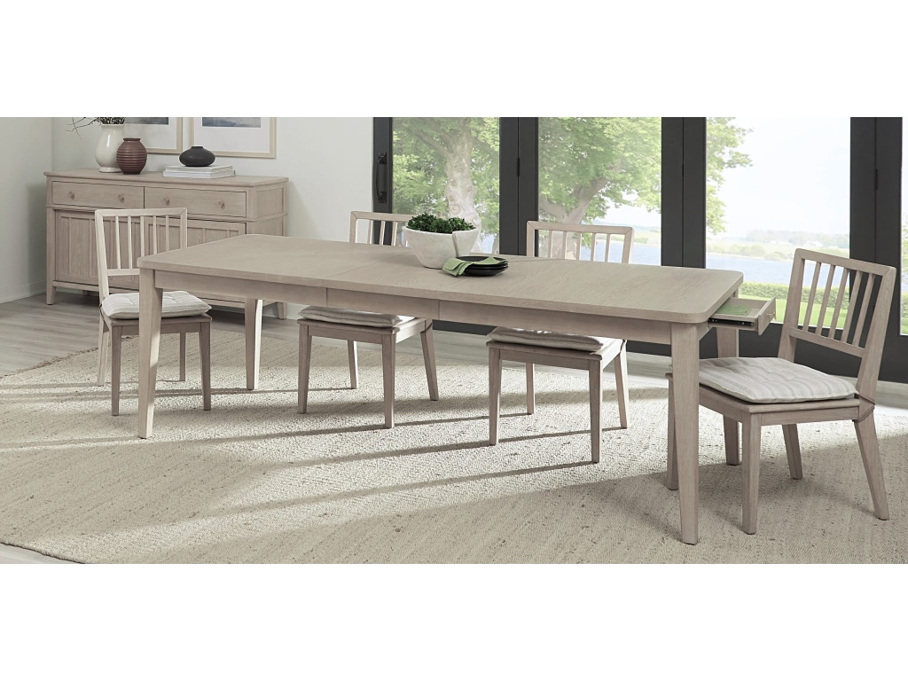 Camden Two Drawer Extendable Dining Table in Chai - image 7