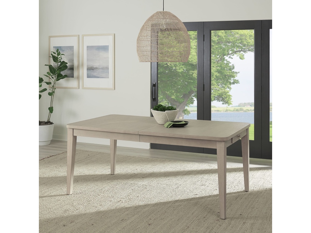 Camden Two Drawer Extendable Dining Table in Chai - main image