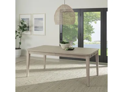 Camden Two Drawer Extendable Dining Table in Chai