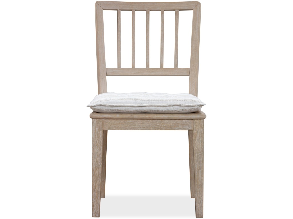 Camden Wood Dining Chair with Detachable Cushion in Chai and Oat - image 1