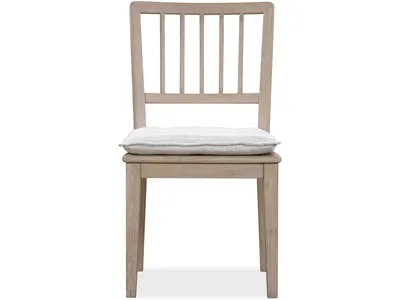 Camden Wood Dining Chair with Detachable Cushion in Chai and Oat - Alternative View
