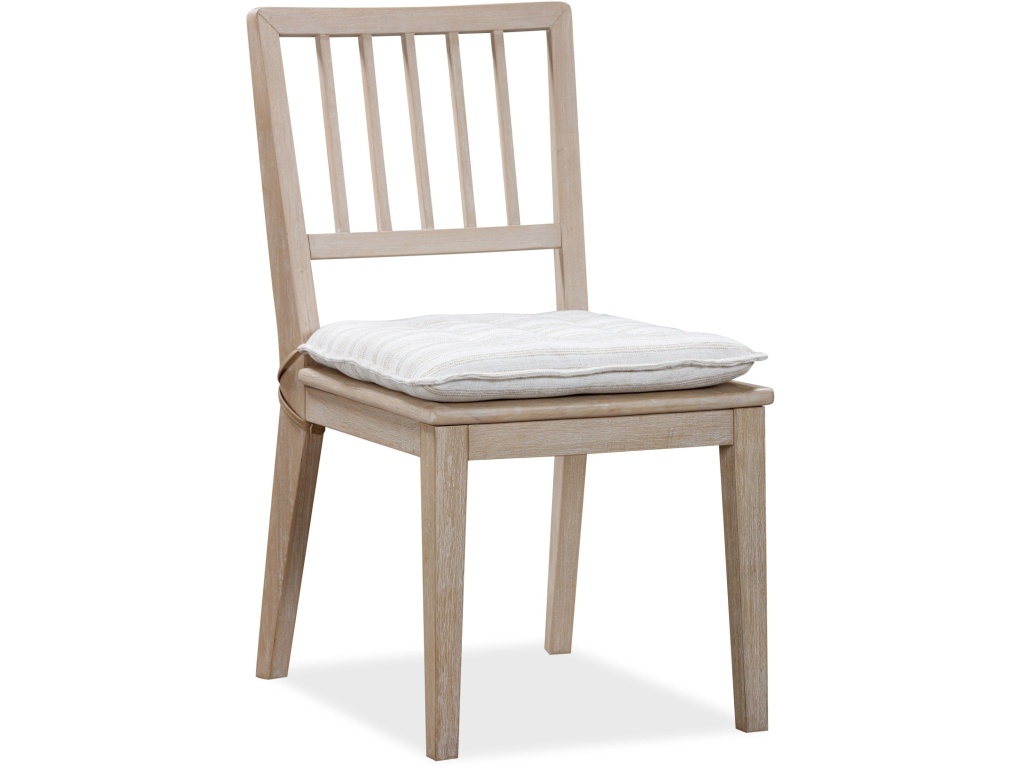 Camden Wood Dining Chair with Detachable Cushion in Chai and Oat - image 2