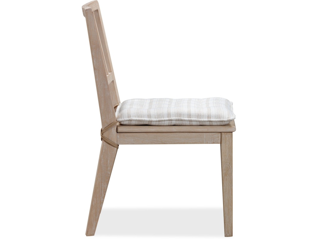 Camden Wood Dining Chair with Detachable Cushion in Chai and Oat - image 3