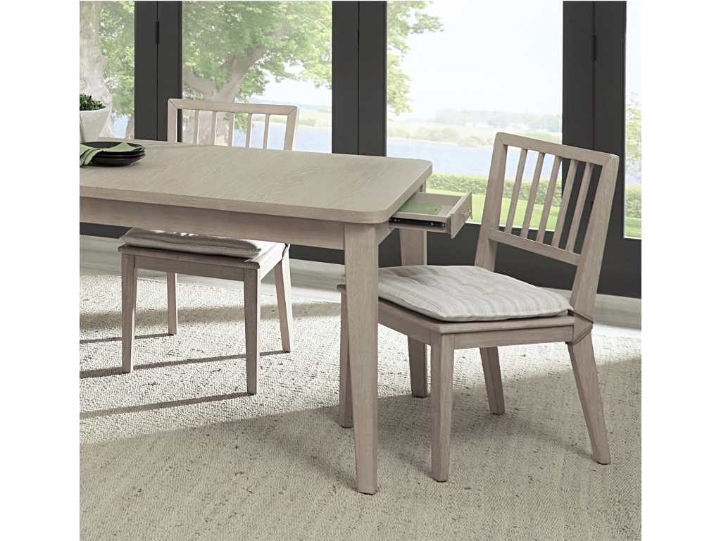 Camden Wood Dining Chair with Detachable Cushion in Chai and Oat - image 5