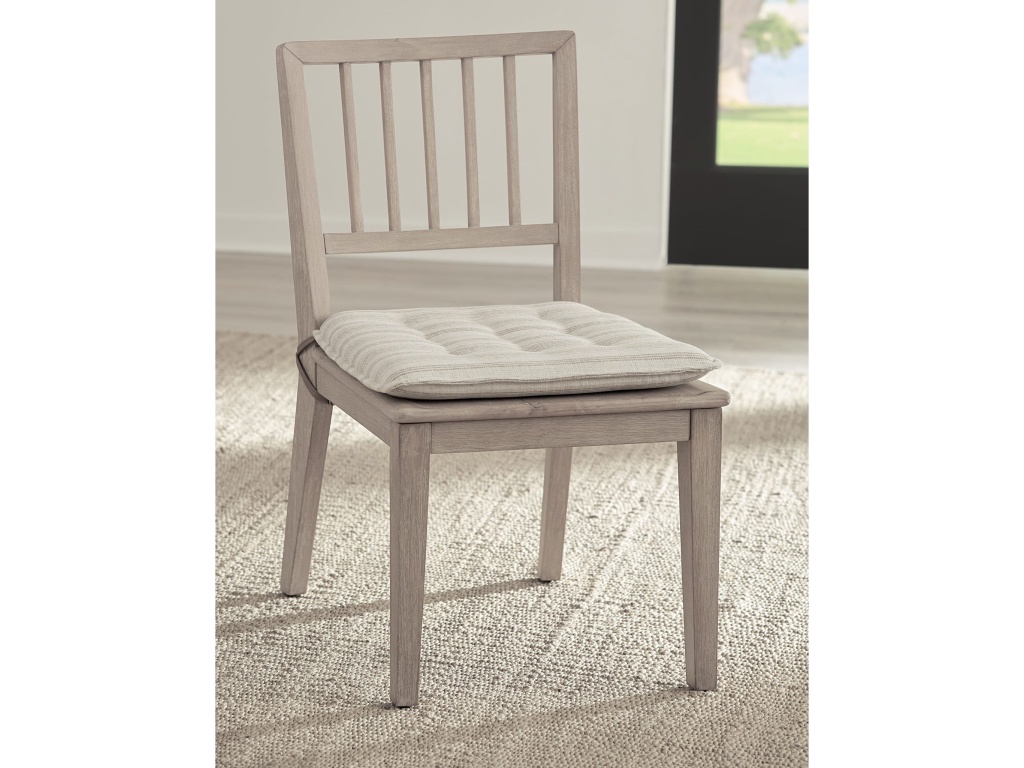 Camden Wood Dining Chair with Detachable Cushion in Chai and Oat - main image