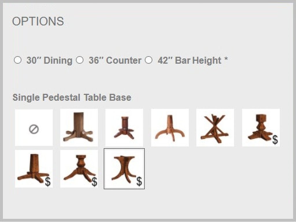 Square One Pedestal Tables - image 4