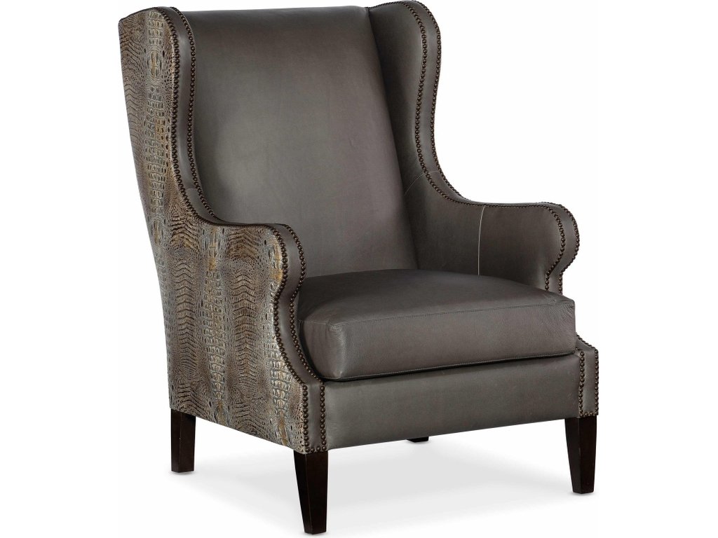 Club Chair w/ Faux Croc - main image