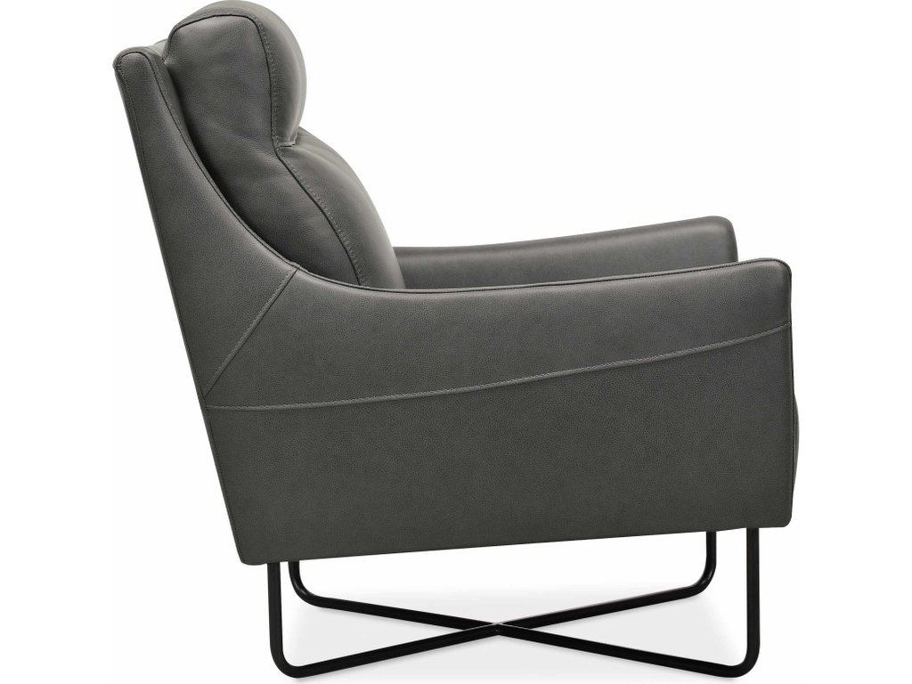 Efron Club Chair w/ Black Metal Base - image 1