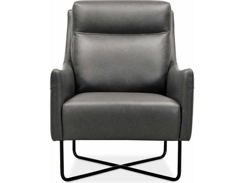 Efron Club Chair w/ Black Metal Base - image 2