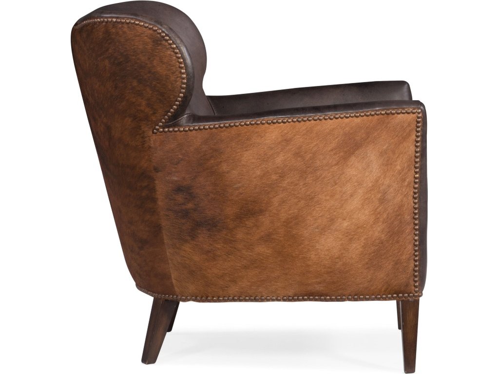 Kato Leather Club Chair w/ Dark HOH - image 2