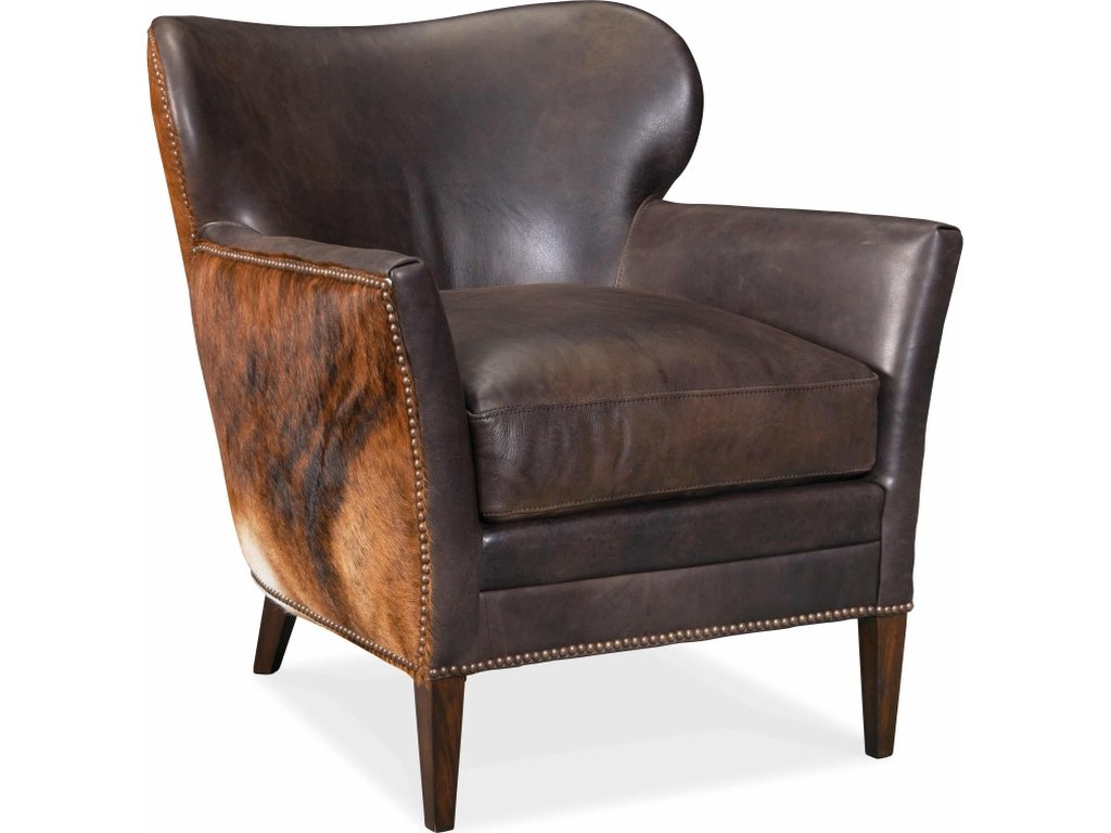 Kato Leather Club Chair w/ Dark HOH - main image
