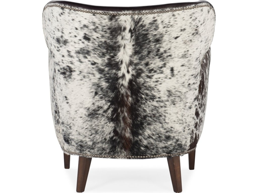 Kato Leather Club Chair w/ Salt Pepper HOH - image 1