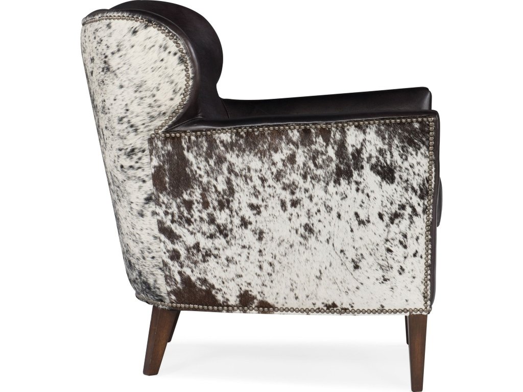 Kato Leather Club Chair w/ Salt Pepper HOH - image 2