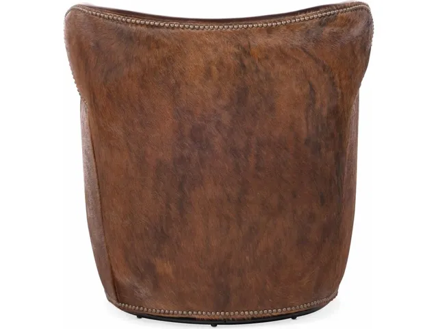 Kato Leather Swivel Chair w/ Dark HOH - Alternative View
