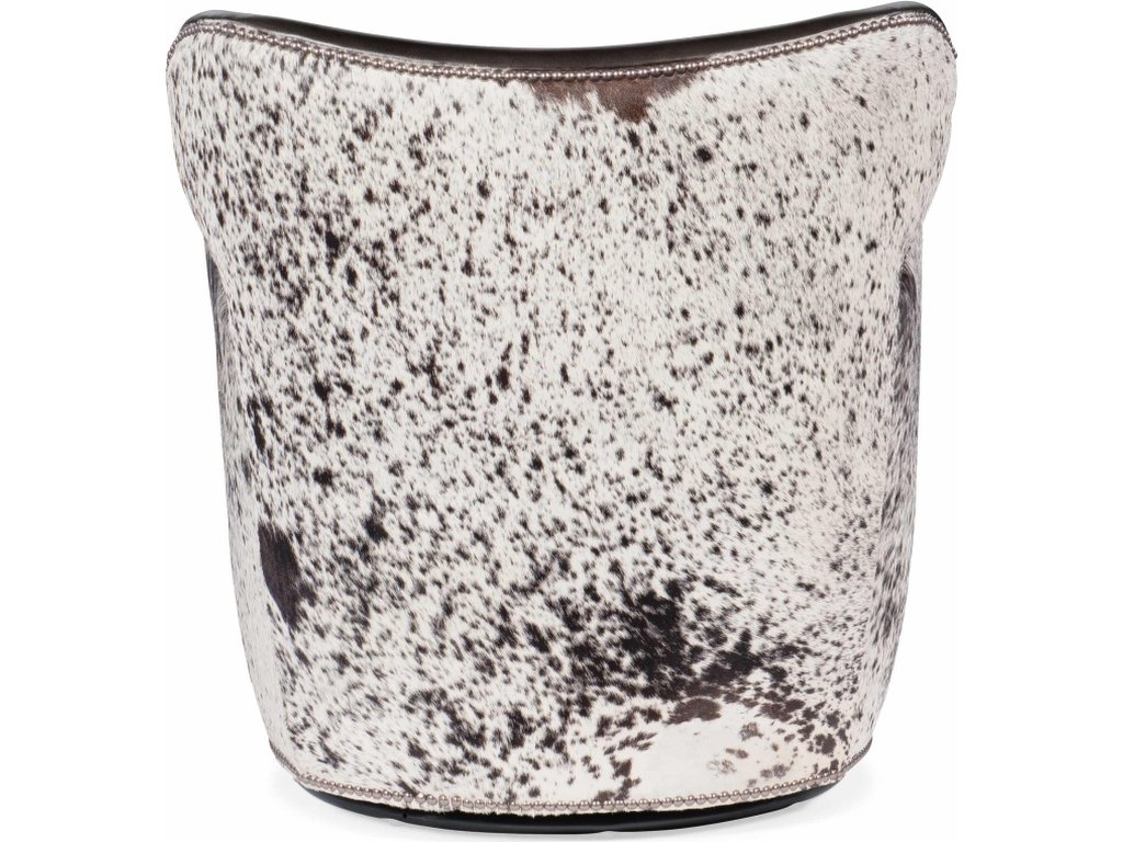 Kato Leather Swivel Chair w/ Salt Pepper HOH - image 1