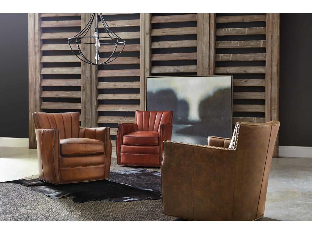 Carson Swivel Club Chair - image 1