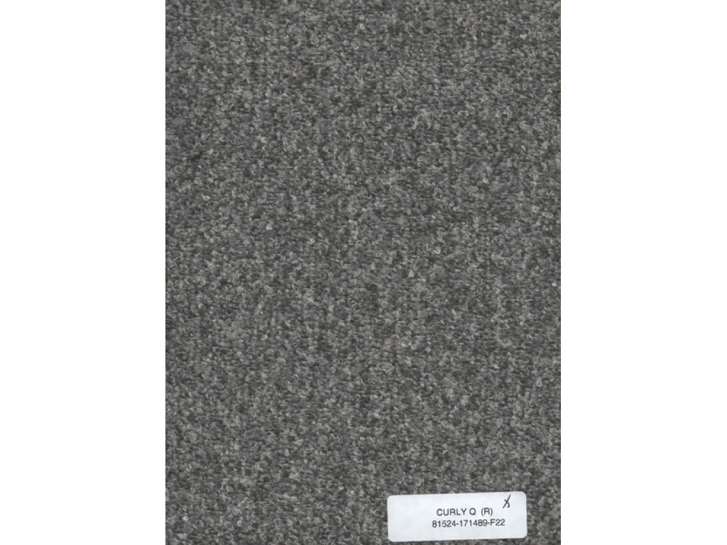 Upholstered Side Chair Charcoal Fabric - image 1
